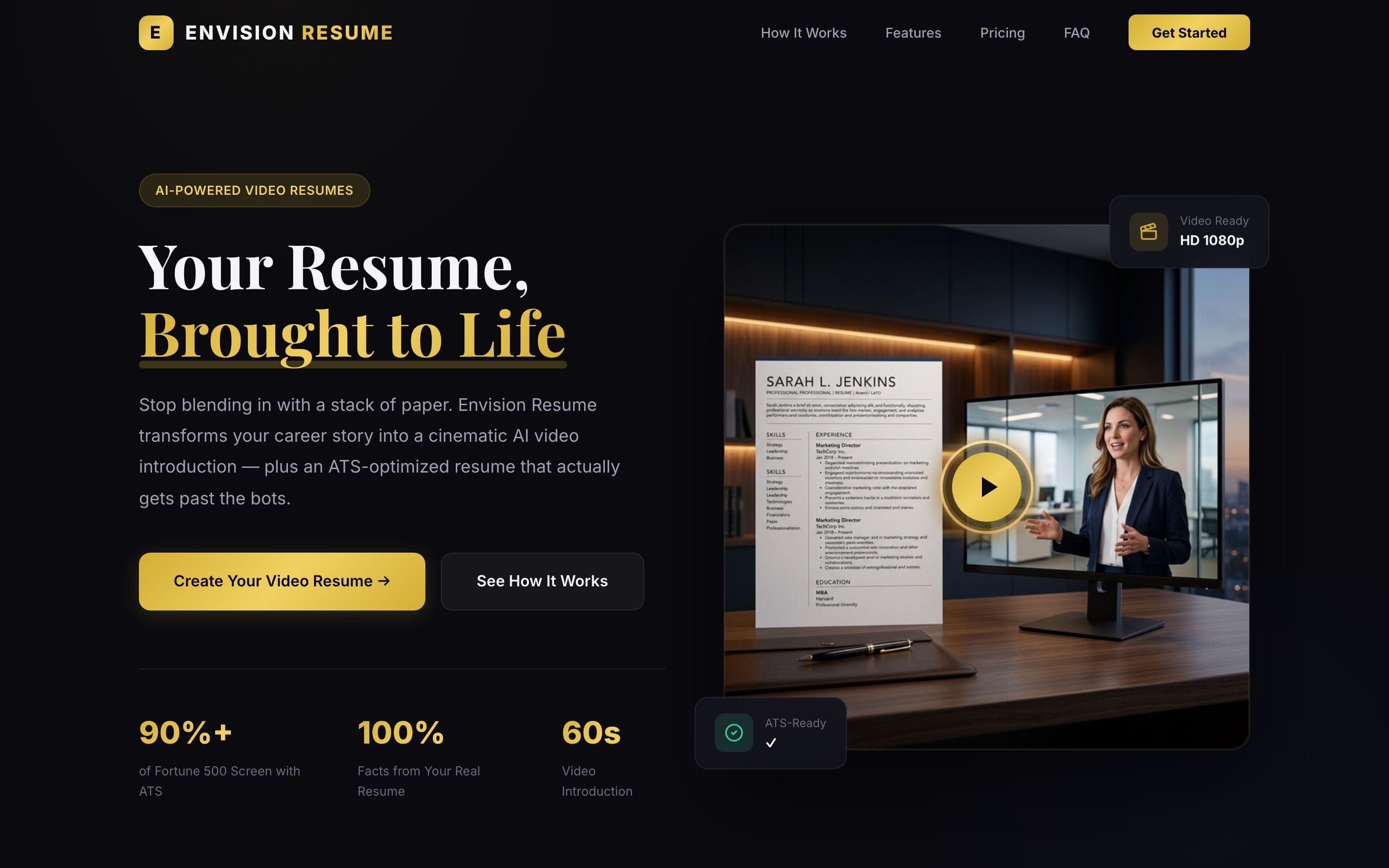 Envision Resume — screenshot